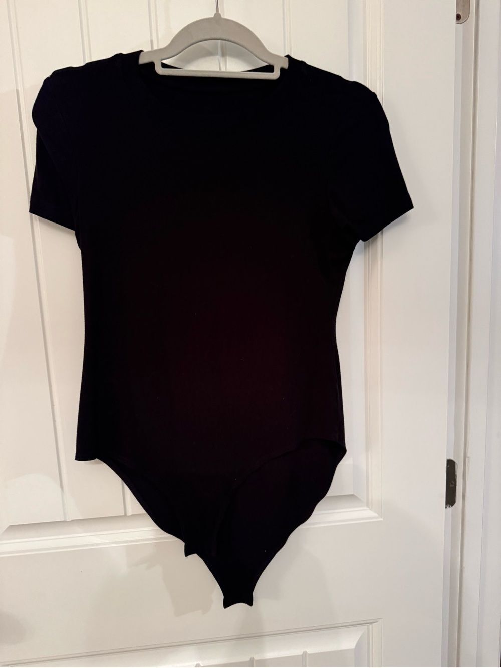 Black Short Sleeve Bodysuit